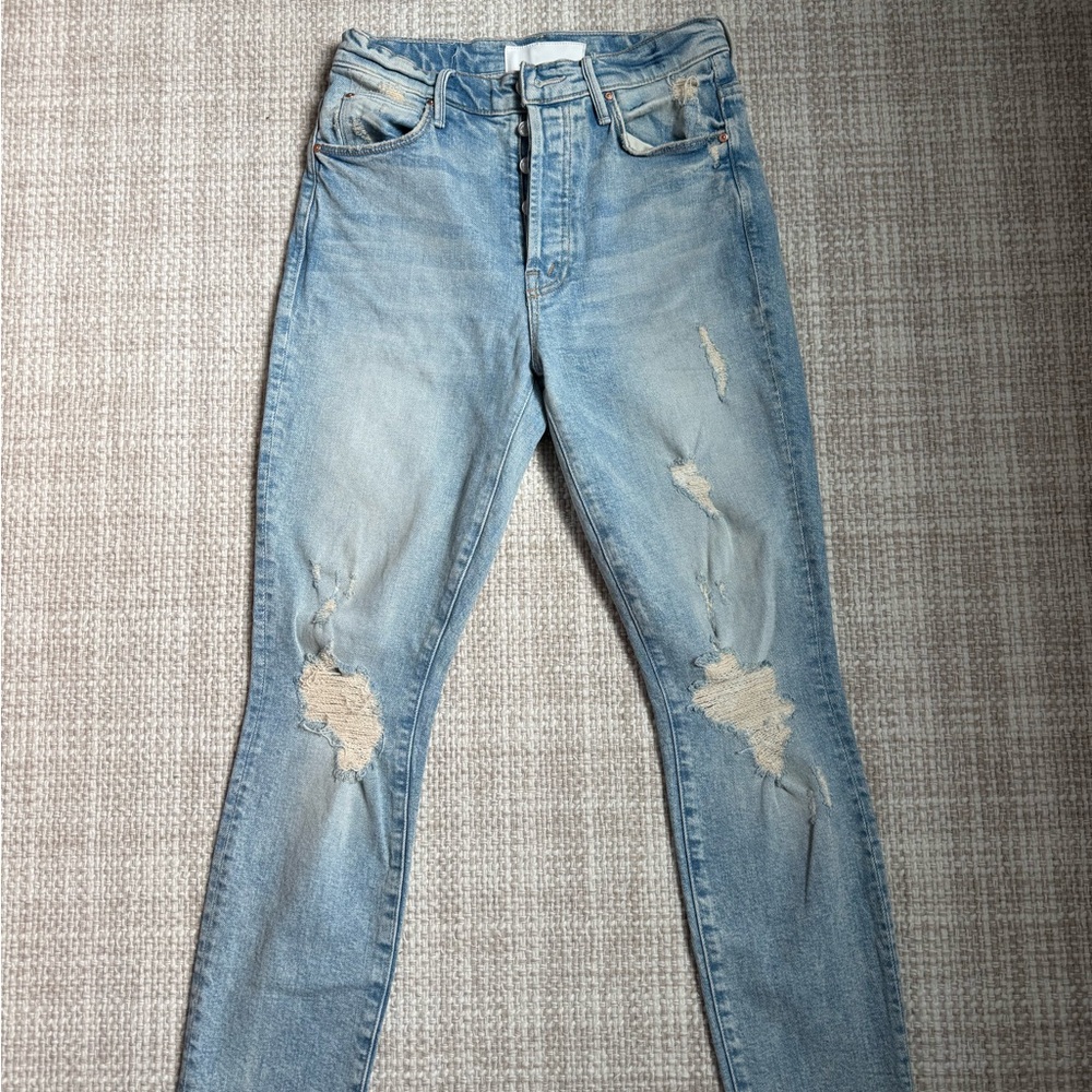 MOTHER Jeans -- Super Stunner Ankle Jeans